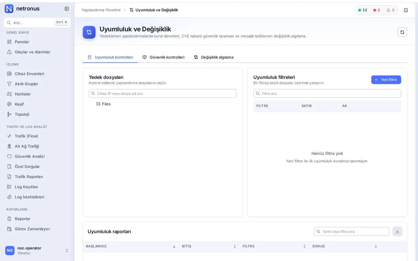 Compliance & Change: policy checks, CVE scanning and change detection